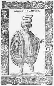 Dogalinát viselő férfi, 1590